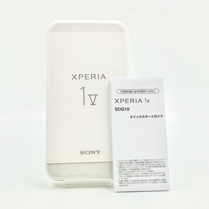 【全額返金保証】【最速発送】Sony Xperia 1 V 256GB ブラック au SOG10 白ロム 美品 動作確認済