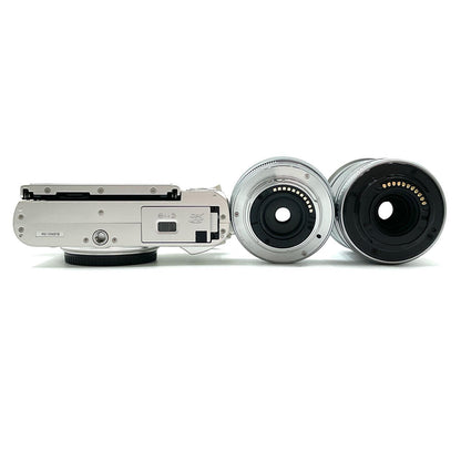 【全額返金保証】【最速発送】OLYMPUS デジタル一眼 PEN E-PL9 EZダブルズームキット [ホワイト] 美品 動作確認済