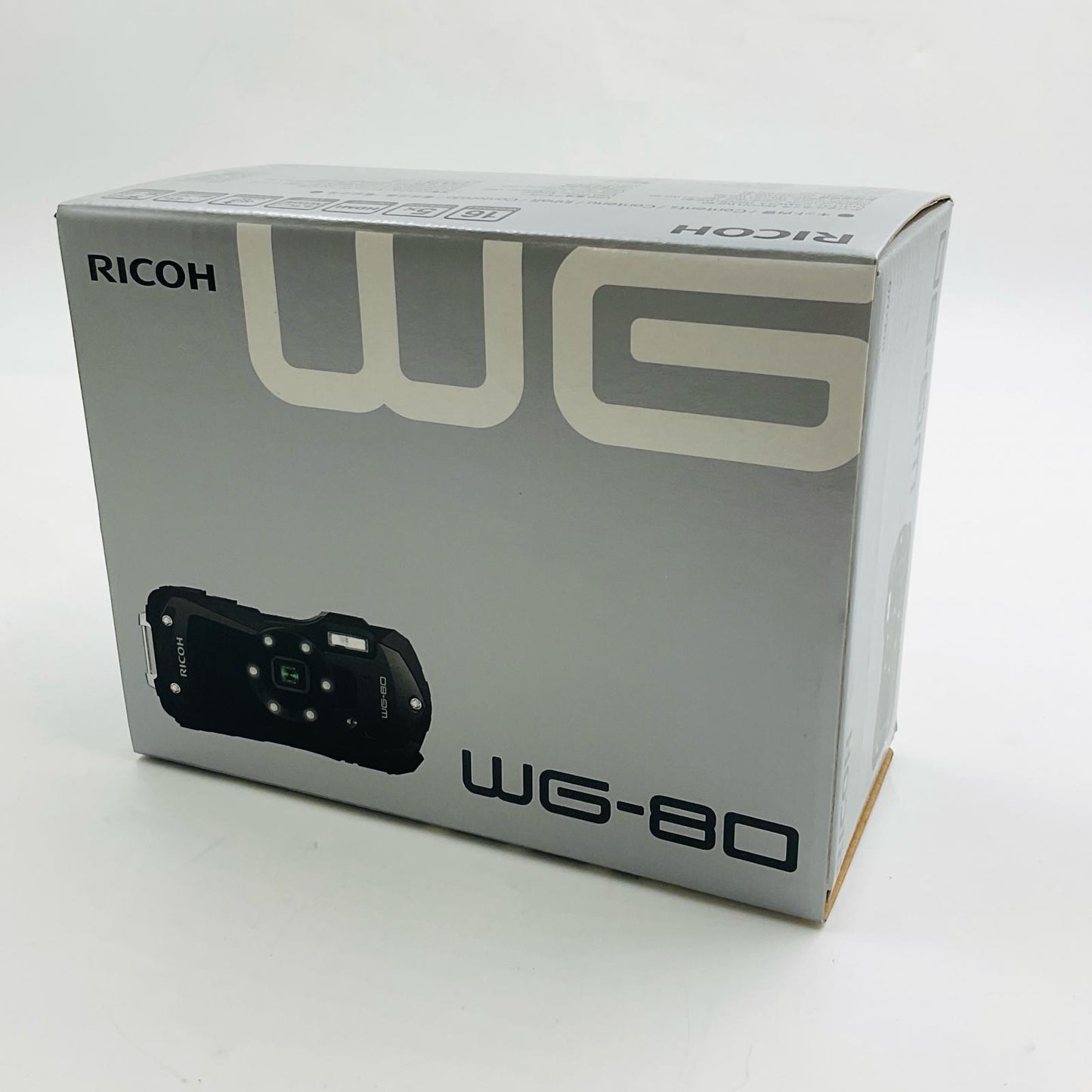 【全額返金保証】【最速発送】RICOH コンパクトデジタルカメラ RICOH WG-80 [ブラック] 新品未開封 即納OK