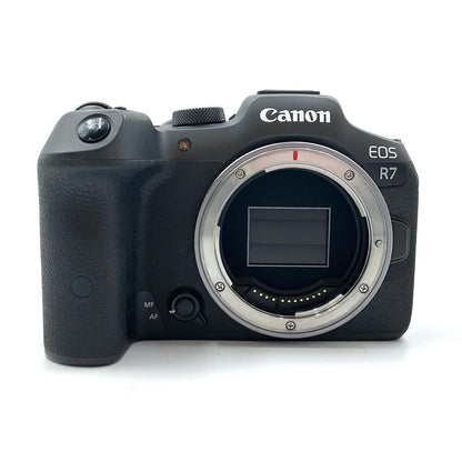【全額返金保証】【最速発送】Canon デジタル一眼 EOS R7 ボディ ブラック 美品 動作確認済