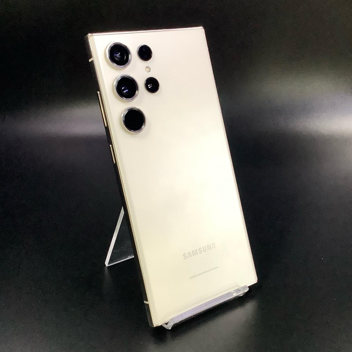 【全額返金保証】【最速発送】SAMSUNG Galaxy S23 Ultra 512GB クリーム SIMフリー SM-S918N 白ロム 動作確認済