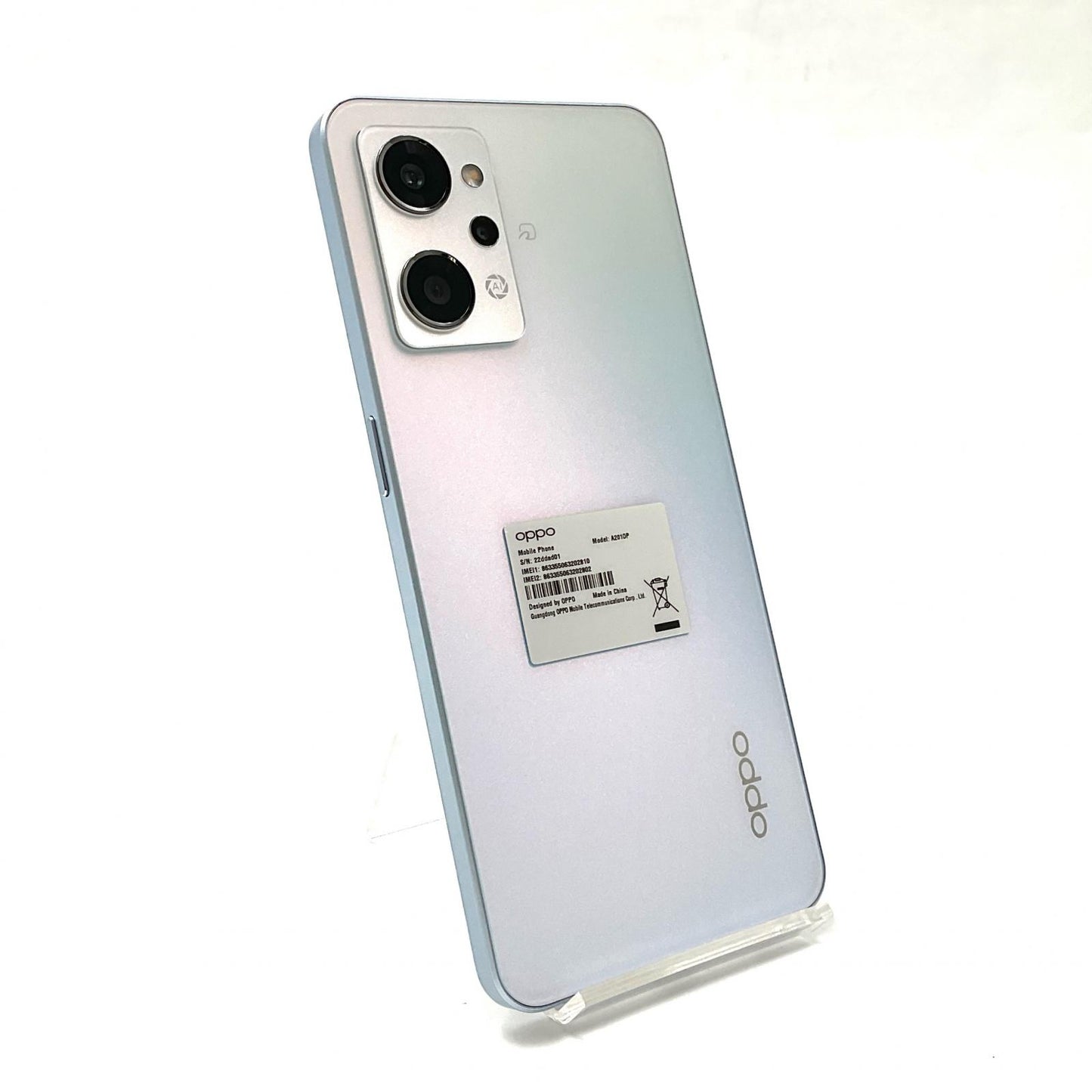 【全額返金保証】【最速発送】OPPO Reno 7 A 128GB ドリームブルー Softbank A201OP 白ロム 美品 動作確認済