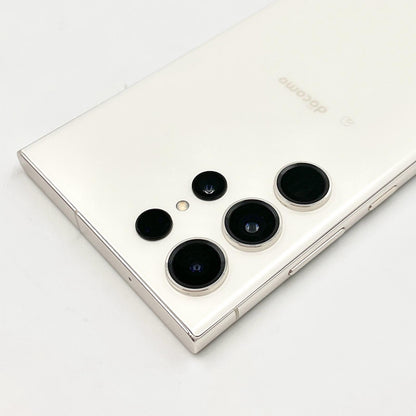 【全額返金保証】【最速発送】SAMSUNG Galaxy S23 Ultra 256GB クリーム docomo SC-52D 動作確認済