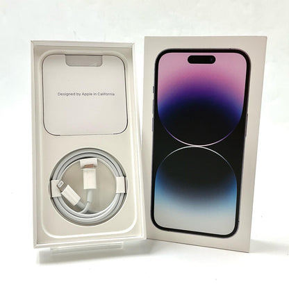 【全額返金保証】【最速発送】Apple iPhone iPhone 14 Pro 256GB ディープパープル Softbank 動作確認済 84%