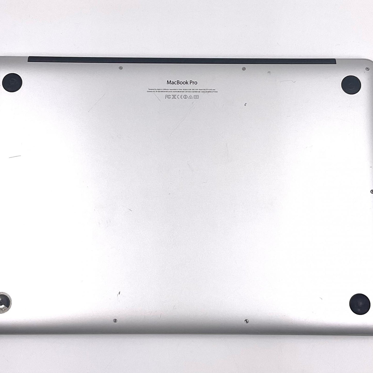 【全額返金保証】【最速発送】Apple MacBook Pro 15インチ 2013 Intel Core i7 16GB SSD 256GB シルバー 動作確認済