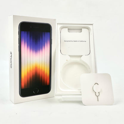 【全額返金保証】【最速発送】Apple iPhone iPhone SE（第3世代） 256GB ミッドナイト 楽天モバイル 動作確認済 86%