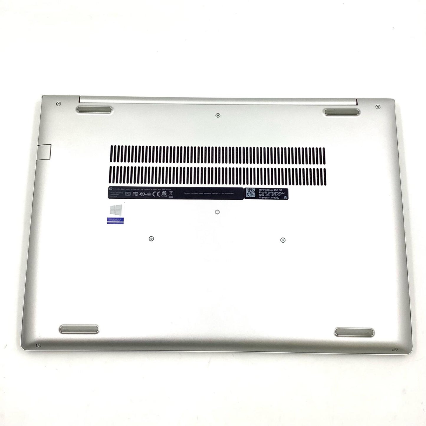 【全額返金保証】【最速発送】HP PROBOOK 450 G7 Intel(R) Core(TM) i3-10110U CPU @ 2.10GHz 2.59GHz 8GB HDD 500GB 92.6% 動作確認済