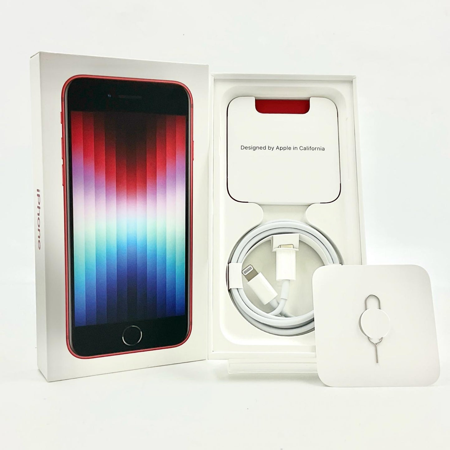 【全額返金保証】【最速発送】Apple iPhone iPhone SE（第3世代） 128GB (PRODUCT)RED SIMフリー 白ロム 動作確認済 83%