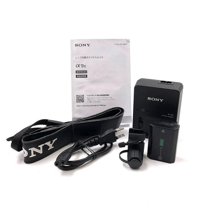 【全額返金保証】【最速発送】Sony デジタル一眼 α9 II ILCE-9M2 ボディ ブラック 動作確認済