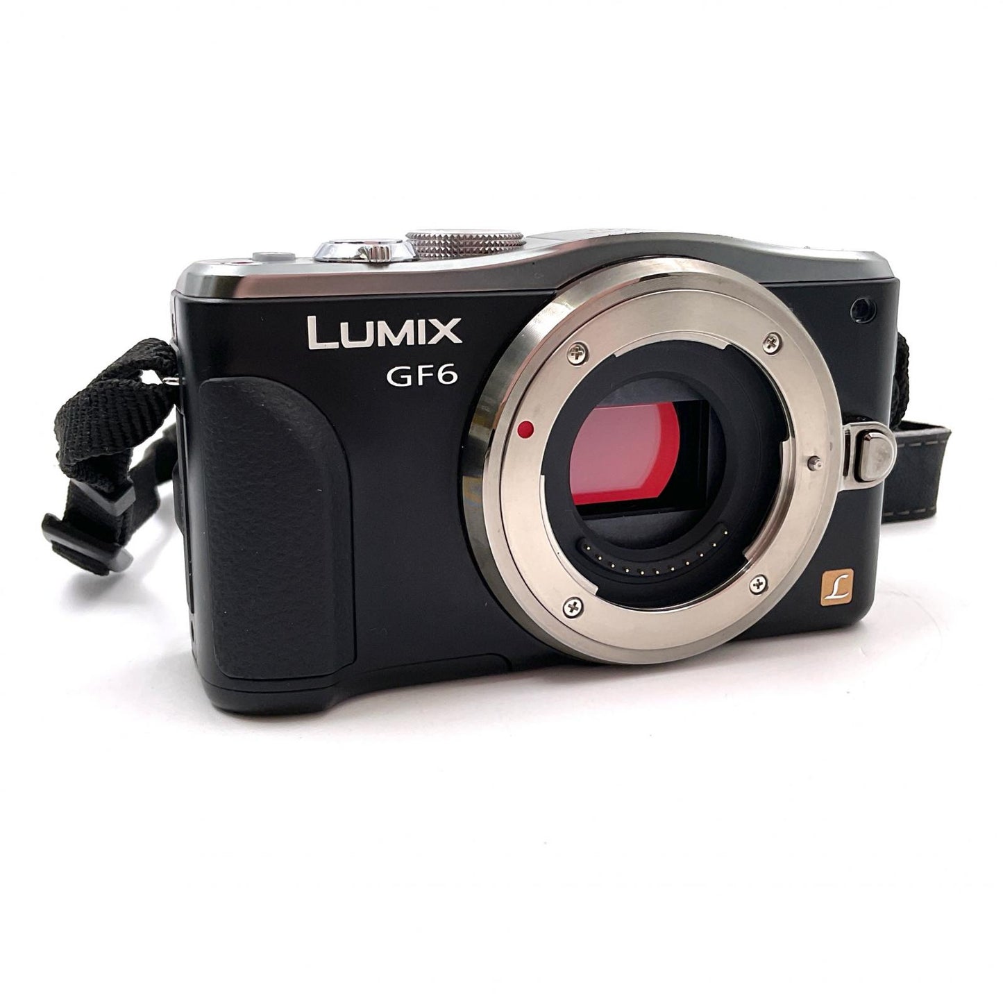 【全額返金保証】【最速発送】Panasonic デジタル一眼 LUMIX DMC-GF6W-K ダブルズームレンズキット [ブラック] ブラック 動作確認済