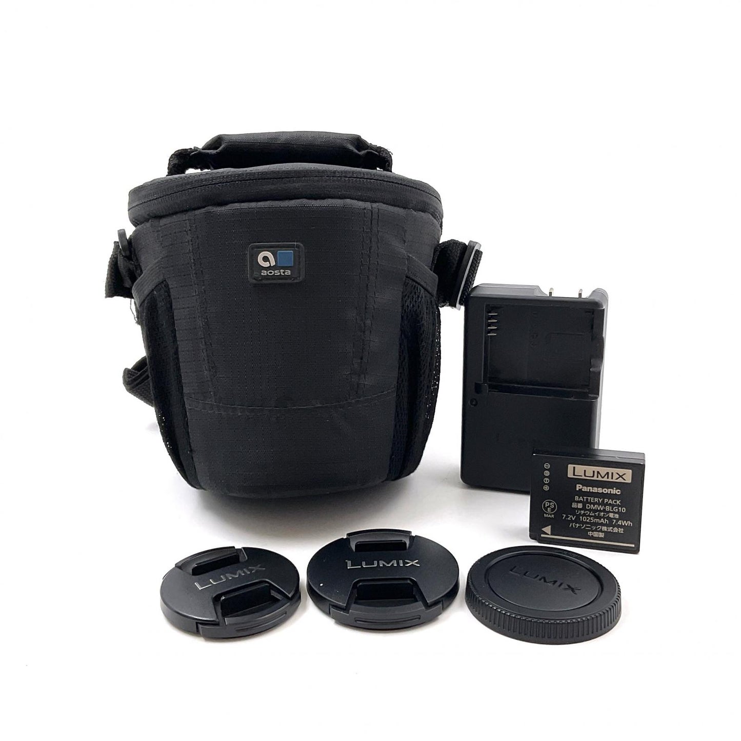 【全額返金保証】【最速発送】Panasonic デジタル一眼 LUMIX DMC-GF6W-K ダブルズームレンズキット [ブラック] ブラック 動作確認済