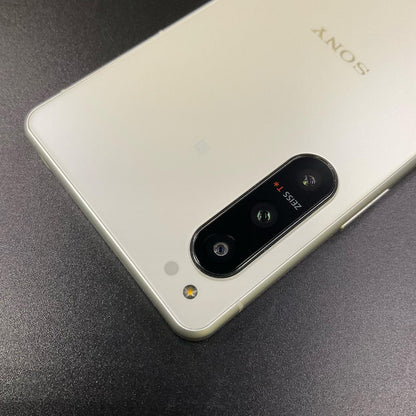 【最速発送】Sony Xperia 5 IV 256GB エクリュホワイト SIMフリー XQ-CQ44 白ロム【難有】