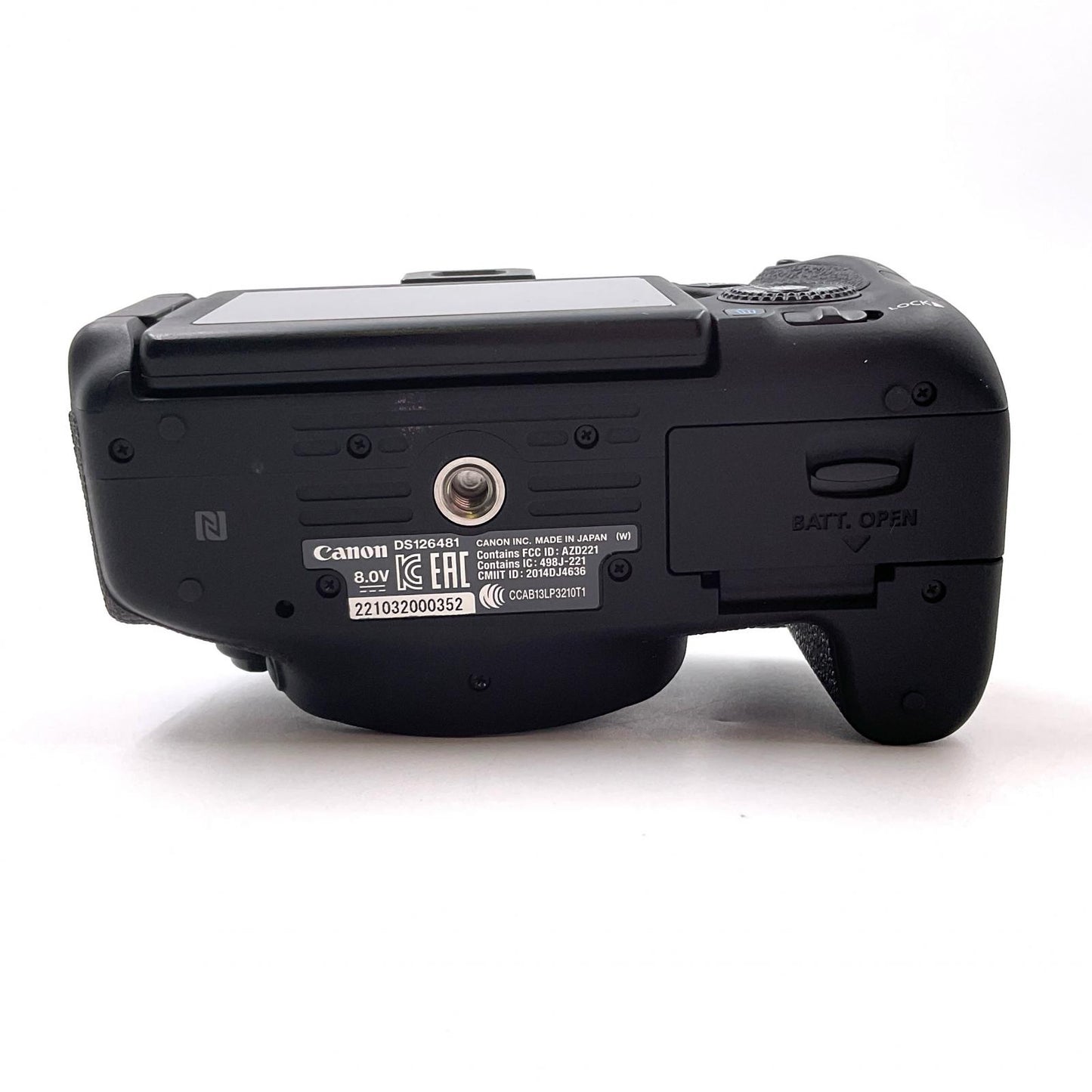 【全額返金保証】【最速発送】Canon デジタル一眼 8000D ボディ ブラック 動作確認済