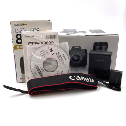 【全額返金保証】【最速発送】Canon デジタル一眼 8000D ボディ ブラック 動作確認済