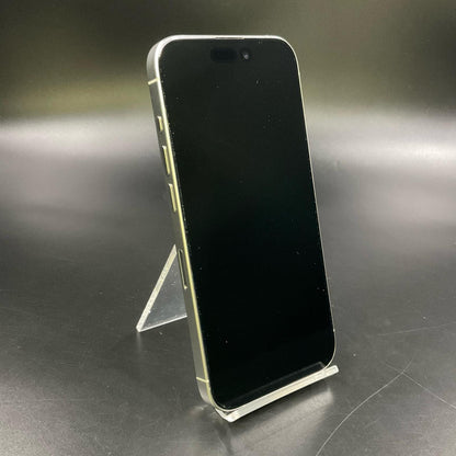 【全額返金保証】【最速発送】Apple iPhone iPhone 15 Pro 128GB ホワイトチタニウム 楽天モバイル 動作確認済 91%