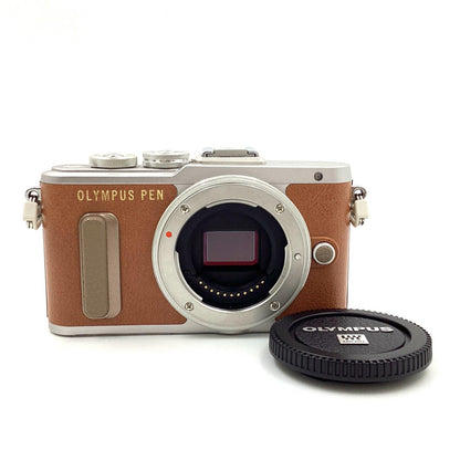 【全額返金保証】【最速発送】OLYMPUS デジタル一眼 OLYMPUS PEN E-PL8 ボディ ブラウン 動作確認済