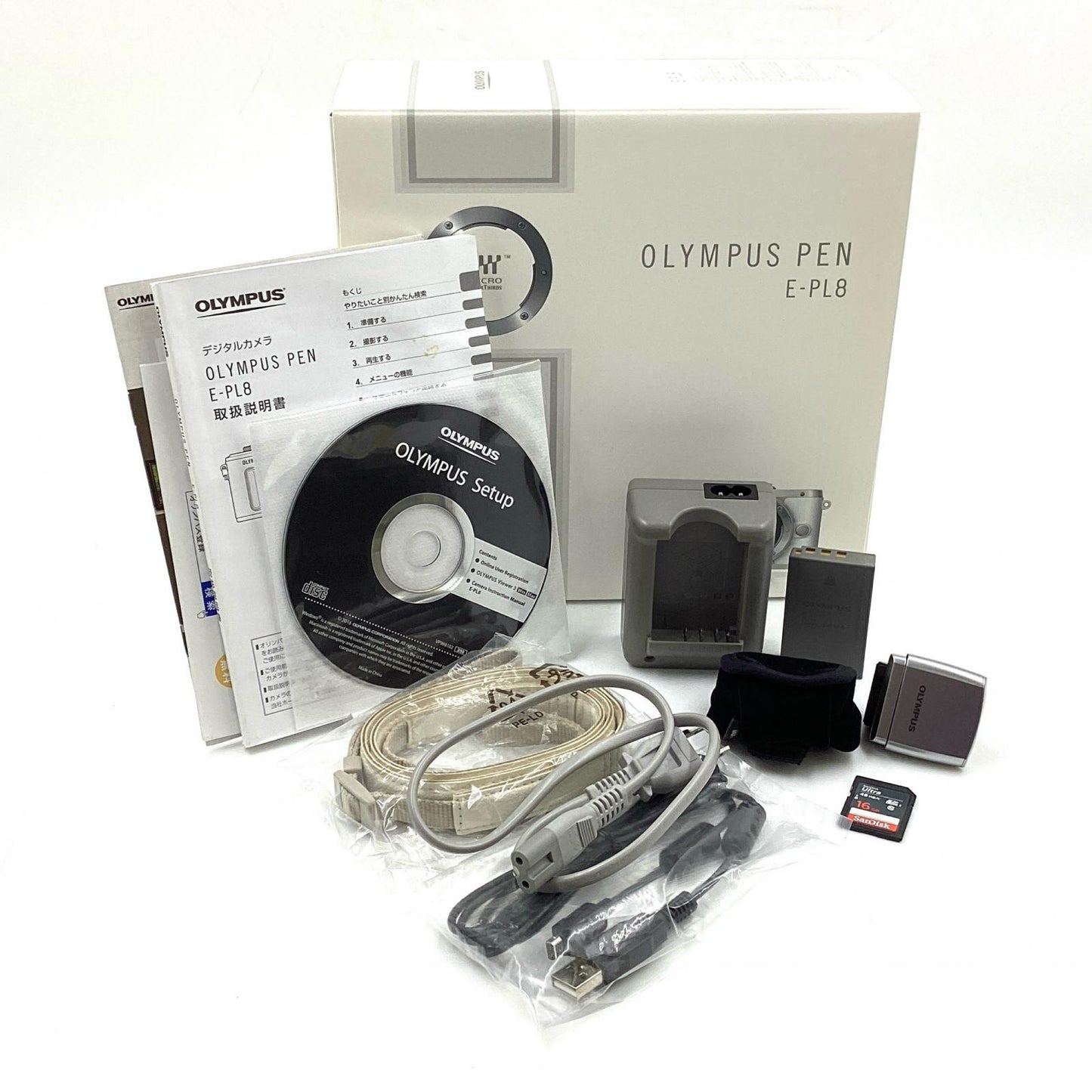 【全額返金保証】【最速発送】OLYMPUS デジタル一眼 OLYMPUS PEN E-PL8 ボディ ブラウン 動作確認済