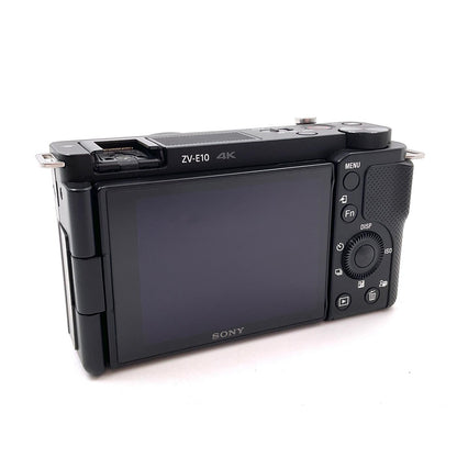 【全額返金保証】【最速発送】Sony デジタル一眼 VLOGCAM ZV-E10 ボディ [ブラック] 動作確認済