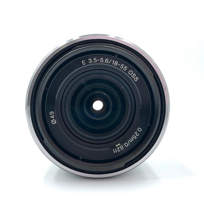 【最速発送】Sony E18-55mm F3.5-5.6 OSS SEL1855　シルバー【難有】
