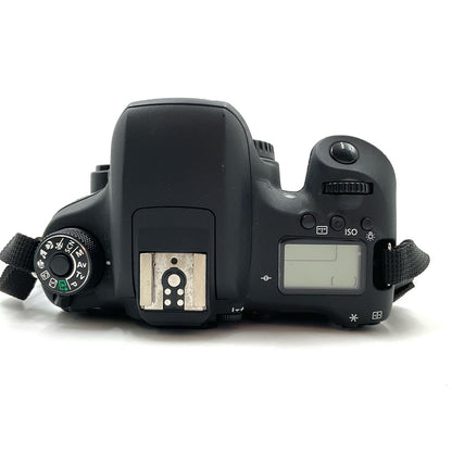 【全額返金保証】【最速発送】Canon デジタル一眼 EOS 8000D ダブルズームキット ブラック 動作確認済