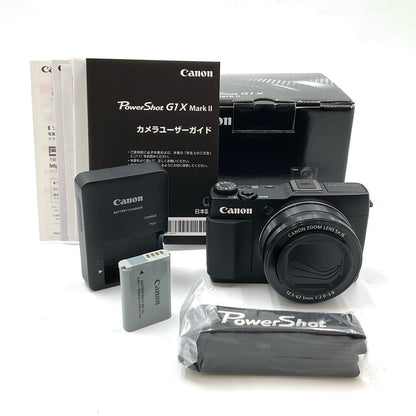 【全額返金保証】【最速発送】Canon コンパクトデジタルカメラ PowerShot G1 X Mark II 美品 動作確認済
