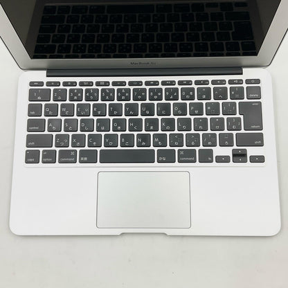 【全額返金保証】【最速発送】Apple MacBook Air 11.6インチ 2014 1.4Ghz デュアルコア Intel Core i5 4GB SSD 128GB シルバー 87.2% 動作確認済