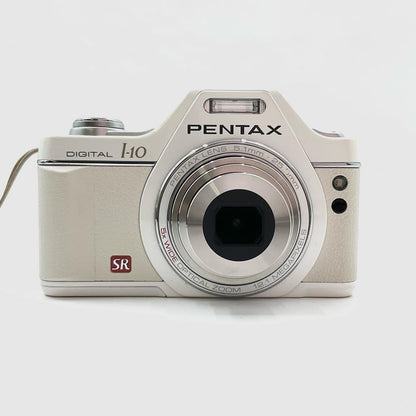 【全額返金保証】【最速発送】PENTAX コンパクトデジタルカメラ Optio I-10 [パールホワイト] 動作確認済