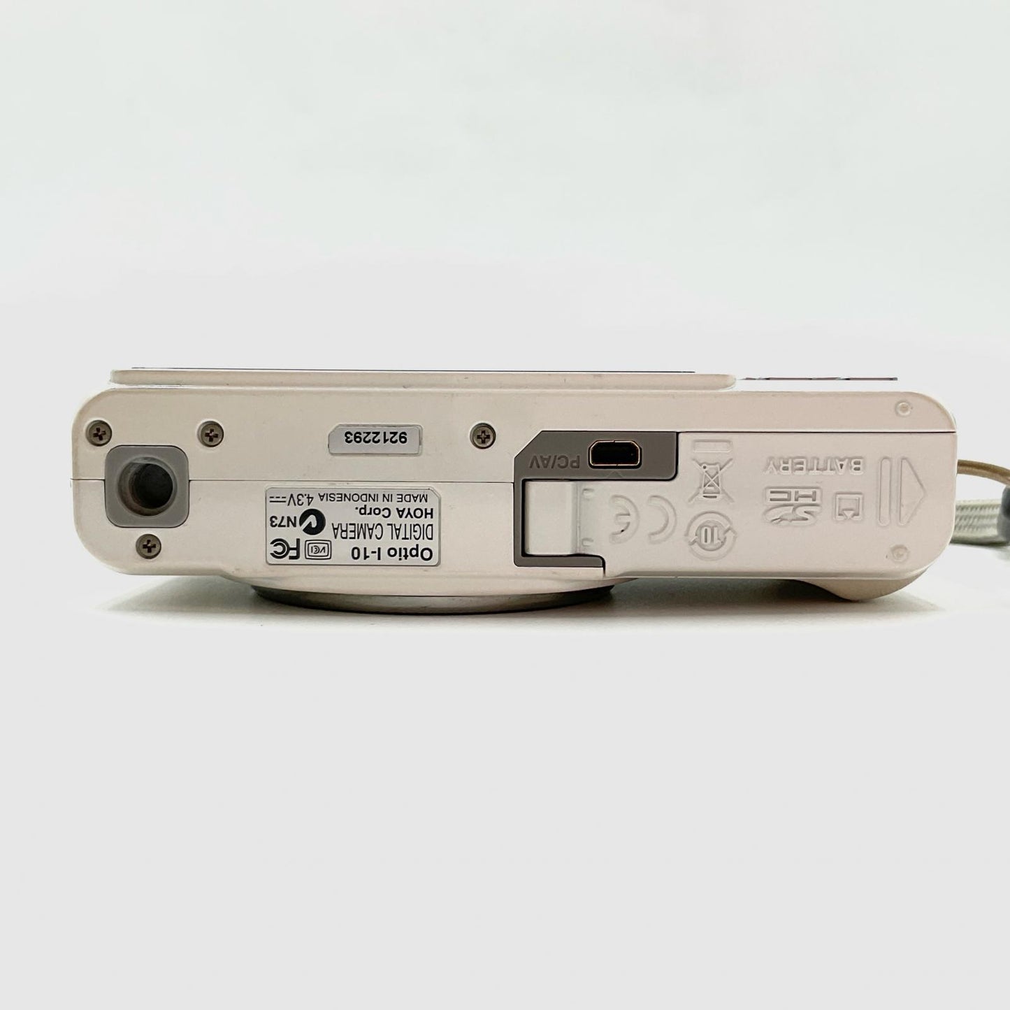 【全額返金保証】【最速発送】PENTAX コンパクトデジタルカメラ Optio I-10 [パールホワイト] 動作確認済