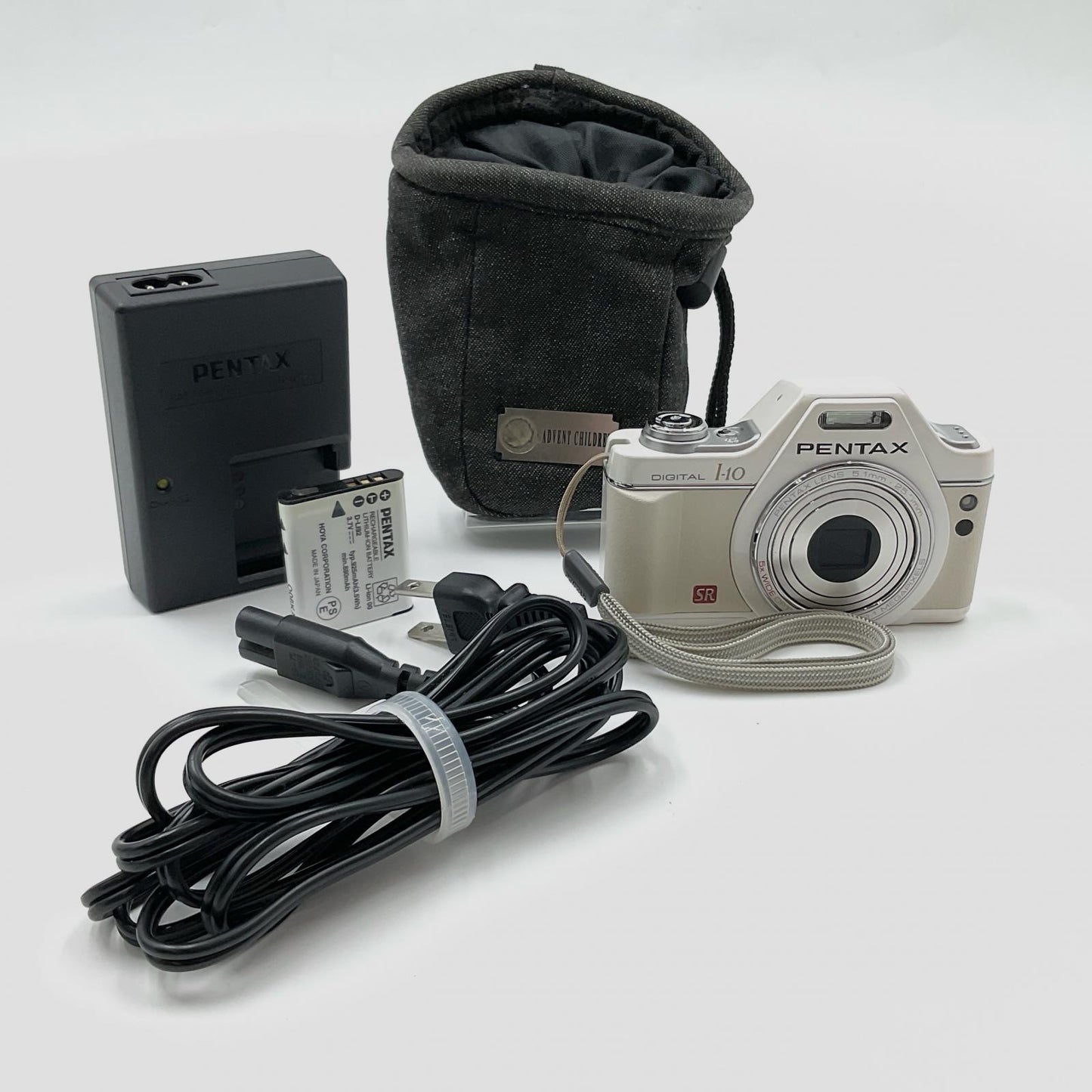 【全額返金保証】【最速発送】PENTAX コンパクトデジタルカメラ Optio I-10 [パールホワイト] 動作確認済