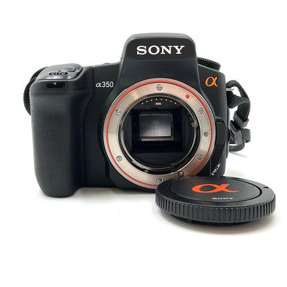 【最速発送】Sony デジタル一眼 α350 DSLR-A350 ボディ ブラック【難有】