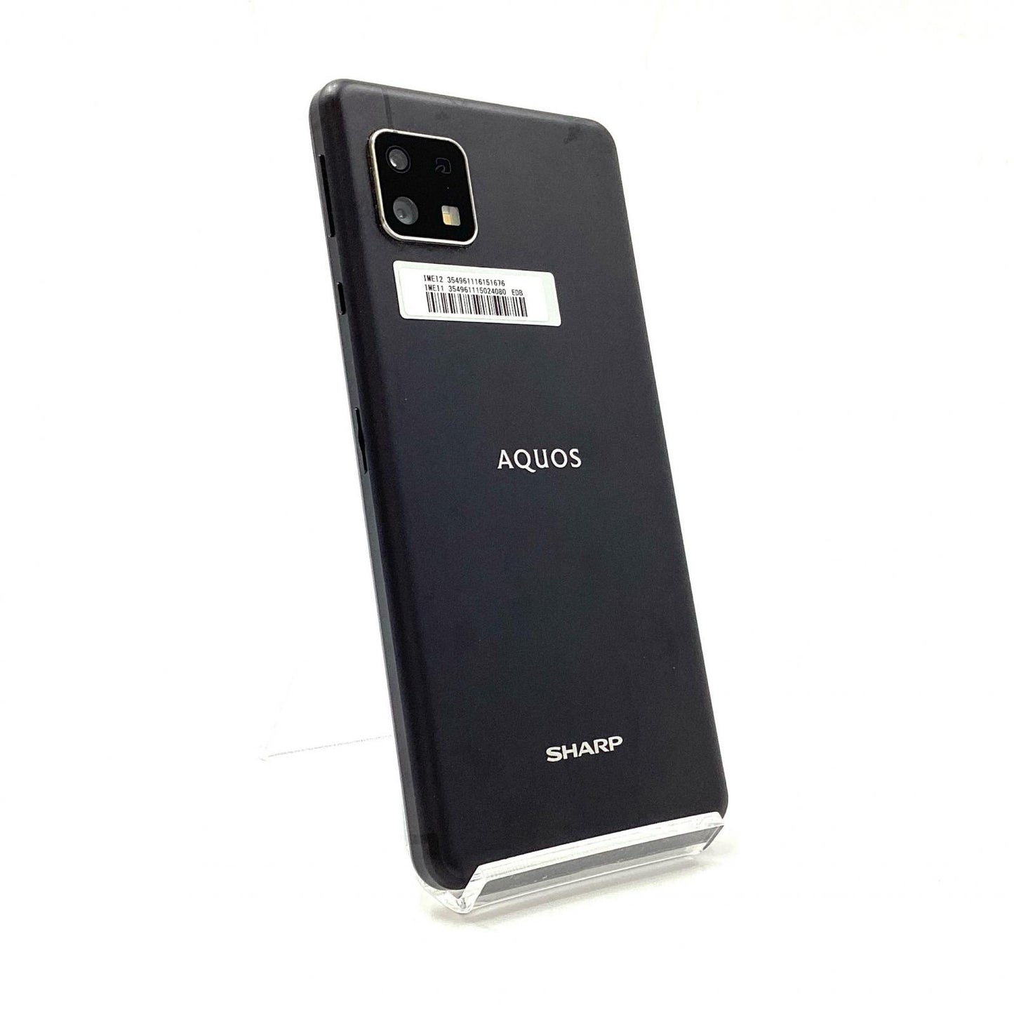 【全額返金保証】【最速発送】SHARP AQUOS sense4 lite 64GB ブラック 楽天モバイル SH-RM15 白ロム 動作確認済