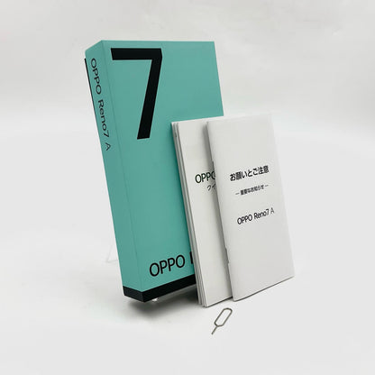 【全額返金保証】【最速発送】OPPO Reno 7A 128GB ブラック Y!mobile A2010P 白ロム 動作確認済