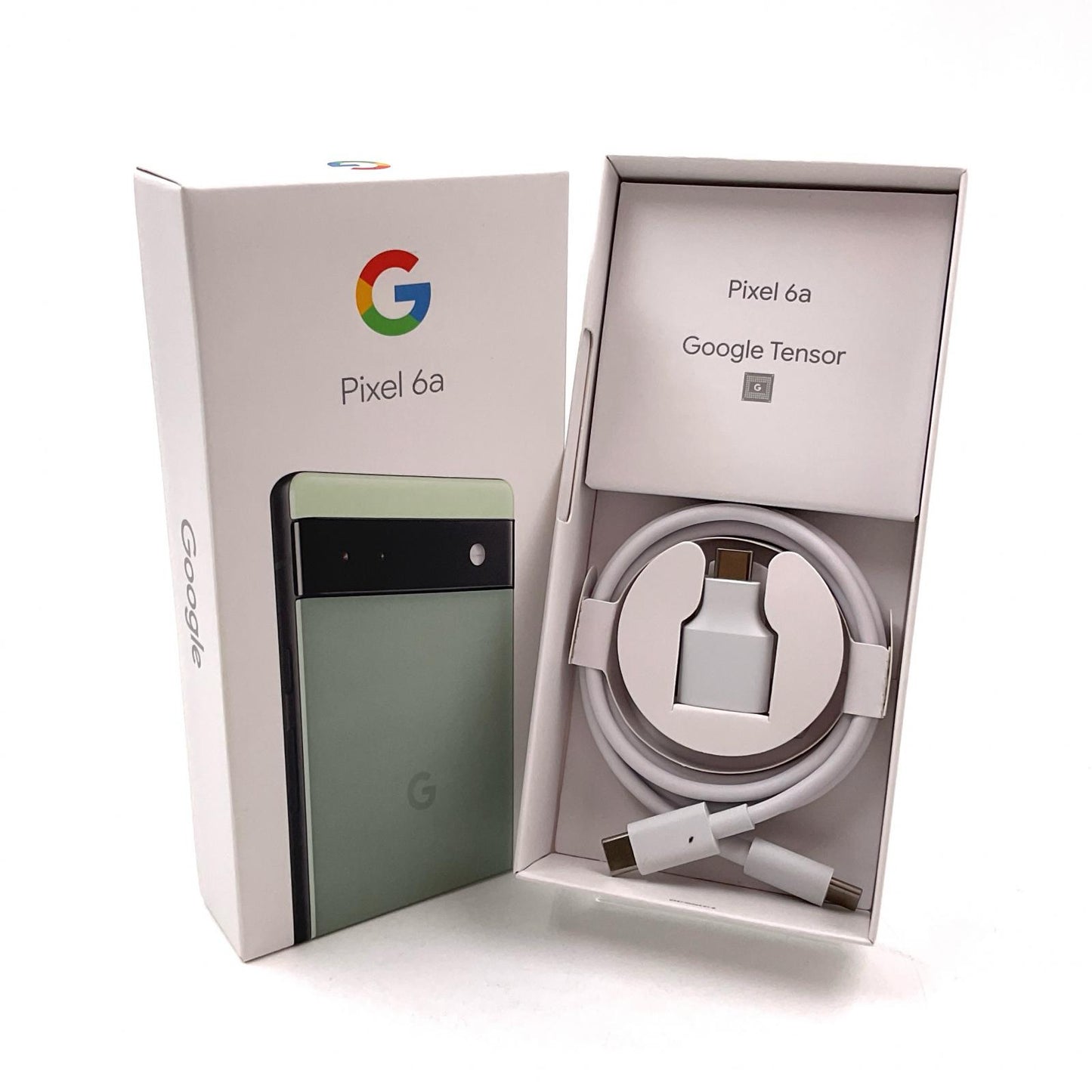 【全額返金保証】【最速発送】Google Pixel 6a 128GB Sage au GB17L 白ロム 美品 動作確認済