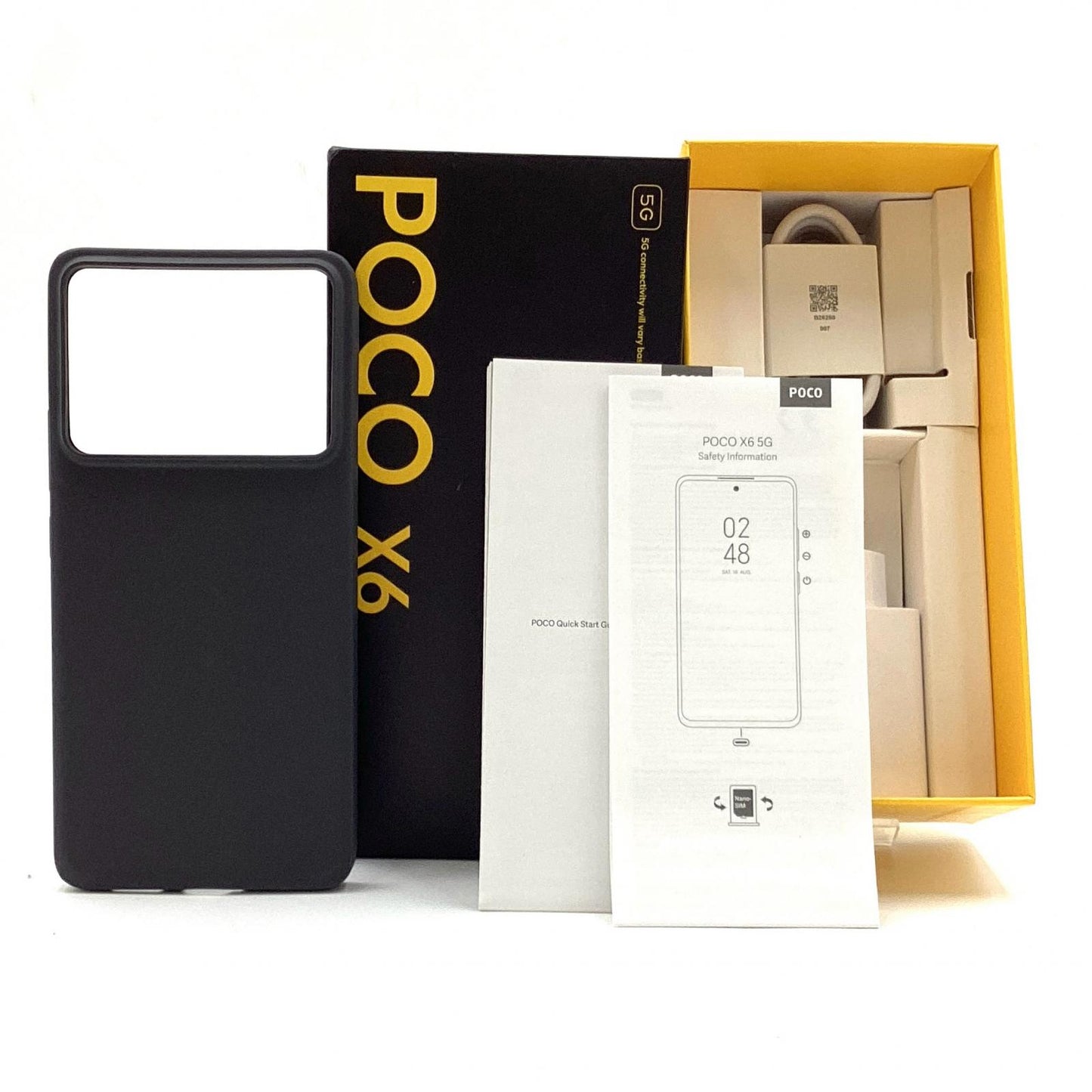 【全額返金保証】【最速発送】Xiaomi Xiaomi Poco X6 5G 256GB ホワイト SIMフリー 23122PCD1G 白ロム 超美品 動作確認済