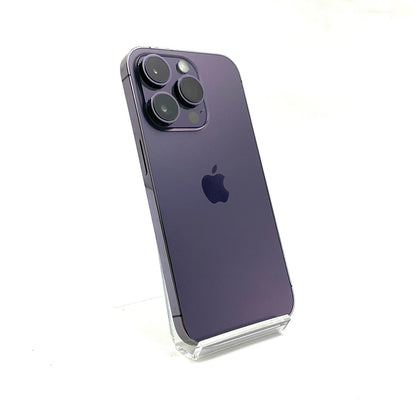 【全額返金保証】【最速発送】Apple iPhone iPhone 14 Pro 256GB ディープパープル docomo 動作確認済 87%