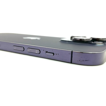 【全額返金保証】【最速発送】Apple iPhone iPhone 14 Pro 256GB ディープパープル docomo 動作確認済 87%