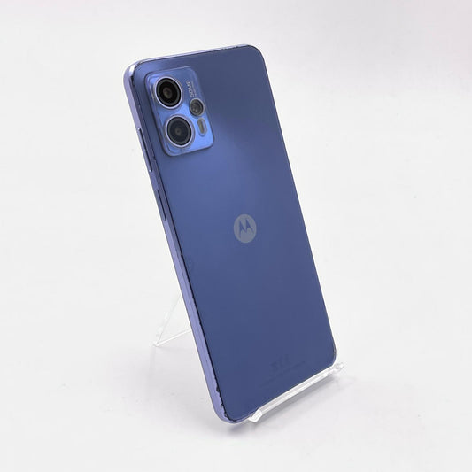 【全額返金保証】【最速発送】Motorola moto g moto g13 128GB ラベンダーブルー SIMフリー XT2331-3 動作確認済
