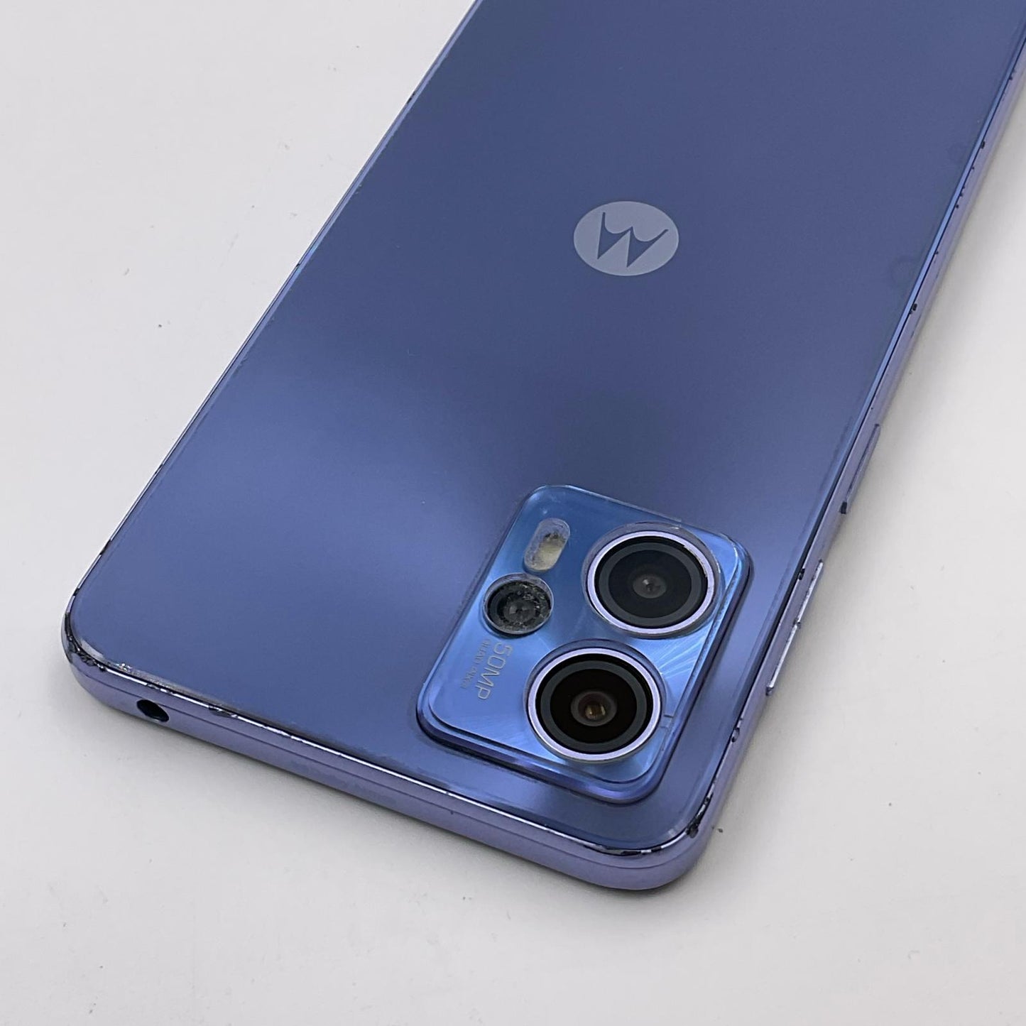 【全額返金保証】【最速発送】Motorola moto g moto g13 128GB ラベンダーブルー SIMフリー XT2331-3 動作確認済