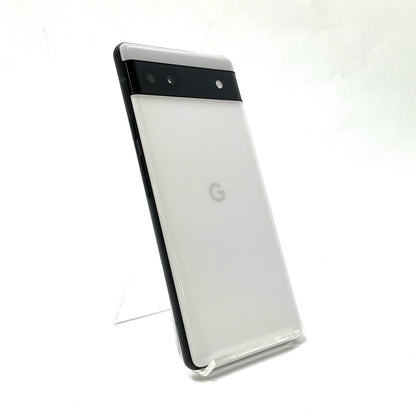【全額返金保証】【最速発送】Google Pixel 6a 128GB Chalk Softbank GB17L 白ロム 動作確認済