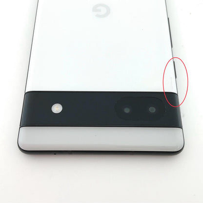 【全額返金保証】【最速発送】Google Pixel 6a 128GB Chalk Softbank GB17L 白ロム 動作確認済