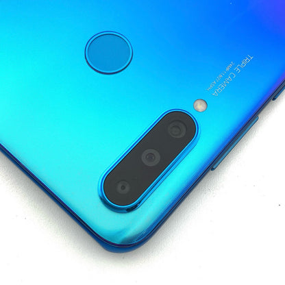 【全額返金保証】【最速発送】Huawei P30 lite 64GB ピーコックブルー Softbank SIMフリー MAR-LX2J 白ロム 動作確認済