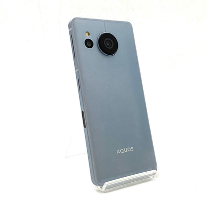 【最速発送】SHARP AQUOS sense7 128GB ブルー SIMフリー SH-M24 白ロム【難有】