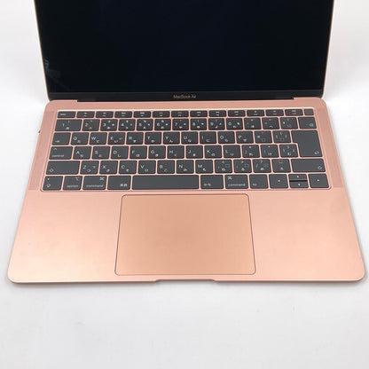 【全額返金保証】【最速発送】Apple MacBook Air 13インチ 2018 1.6 GHz デュアルコア Intel Core i5 8GB SSD 128GB ゴールド 86.2% 動作確認済