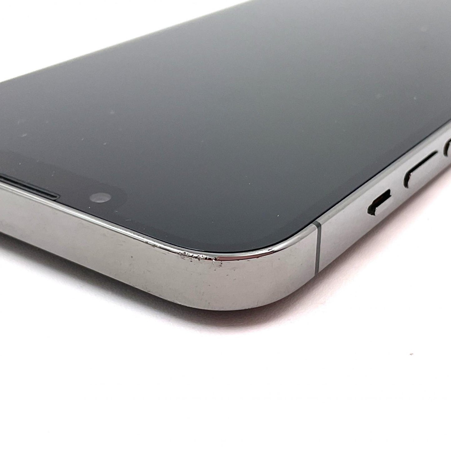 【全額返金保証】【最速発送】Apple iPhone iPhone 13 Pro 128GB グラファイト Softbank SIMフリー 白ロム 動作確認済 83%