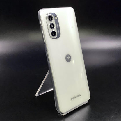 【全額返金保証】【最速発送】Motorola moto g 52j 5G 128GB パールホワイト SIMフリー XT2219-1 白ロム 美品 動作確認済