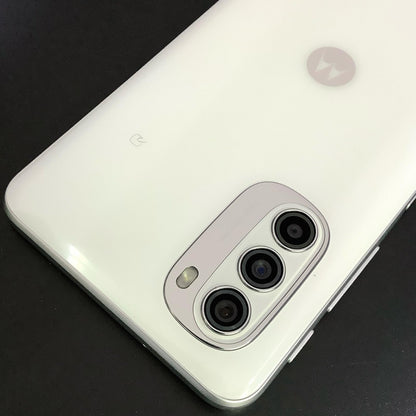 【全額返金保証】【最速発送】Motorola moto g 52j 5G 128GB パールホワイト SIMフリー XT2219-1 白ロム 美品 動作確認済