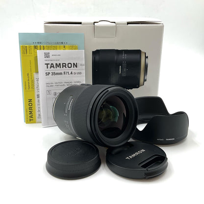 【全額返金保証】【最速発送】TAMRON SP 35mm F/1.4 Di USD (Model F045) [キヤノン用] 美品 動作確認済