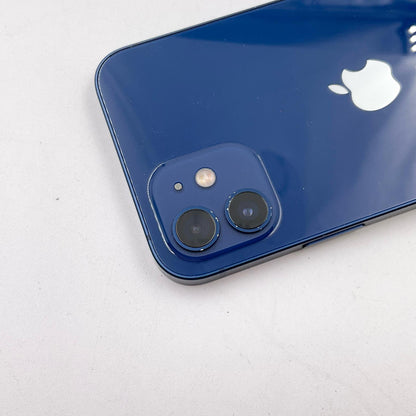 【全額返金保証】【最速発送】Apple iPhone iPhone 12 256GB ブルー Softbank 白ロム 動作確認済 84%