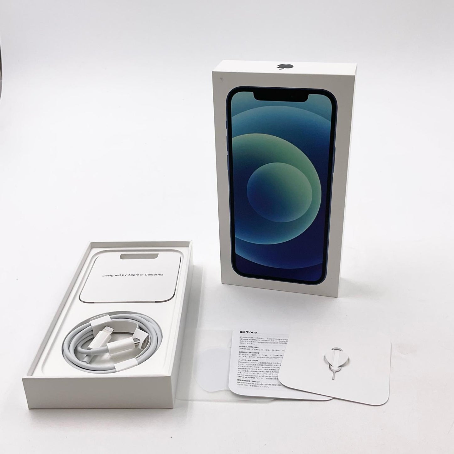 【全額返金保証】【最速発送】Apple iPhone iPhone 12 256GB ブルー Softbank 白ロム 動作確認済 84%