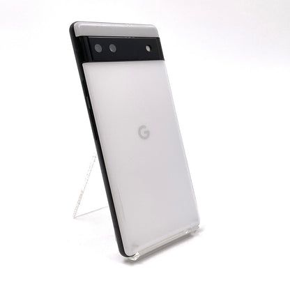 【全額返金保証】【最速発送】Google Pixel 6a 128GB Chalk (チョーク) SIMフリー GB17L 白ロム 動作確認済